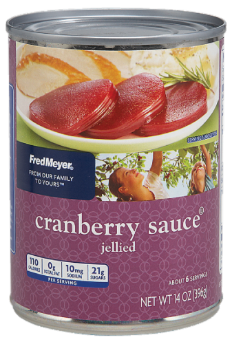 Fred Meyer® Jellied Cranberry Sauce Perspective: front