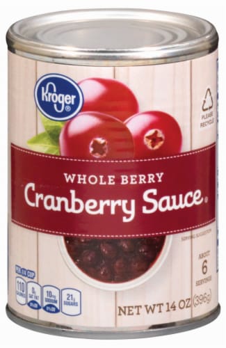 Kroger® Whole Berry Cranberry Sauce Perspective: front