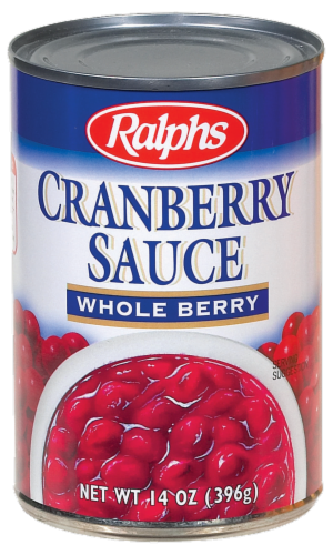 Ralphs Whole Berry Cranberry Sauce Perspective: front
