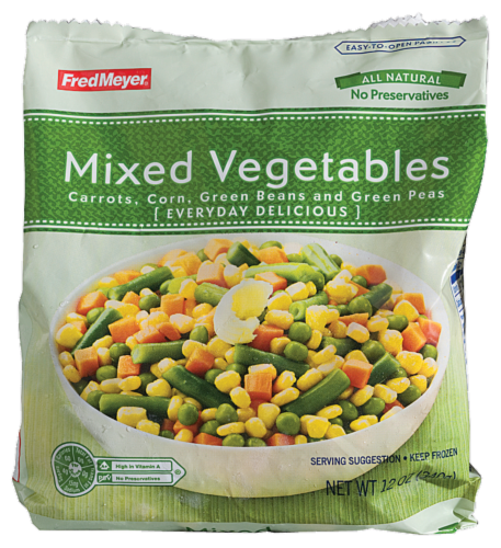Fred Meyer Mixed Vegetables Perspective: front