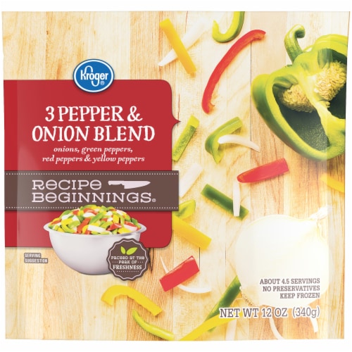 Seasoning Blend With Onions, Celery, Green & Red Peppers, Frozen Foods