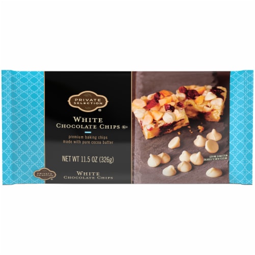 Private Selection® White Chocolate Chips Perspective: front