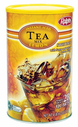 Ralphs Lemon Instant Iced Tea Mix Perspective: front