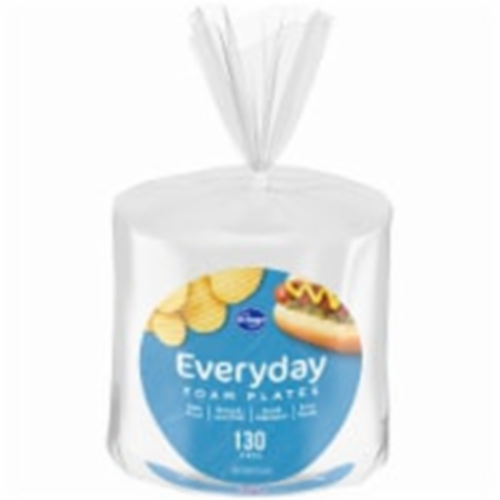 Kroger® Everyday 8.88-Inch Foam Plates Perspective: front