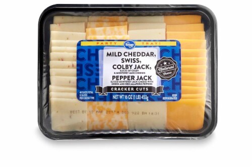 Kroger® Assorted Cheese Cracker Cuts Perspective: front