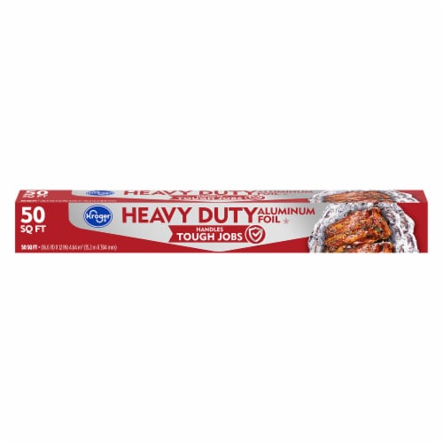 Reynolds Wrap Aluminum Foil, Heavy Duty, 50 Sq ft, (2 Pack)