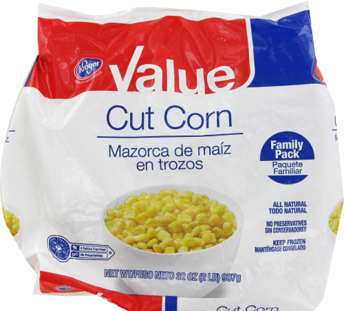 Kroger® Value Cut Frozen Corn Perspective: front