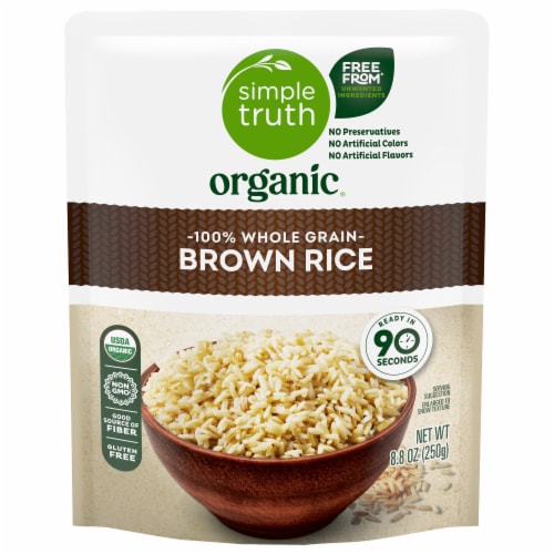 Simple Truth Organic™ 90 Second 100% Whole Grain Brown Rice Perspective: front