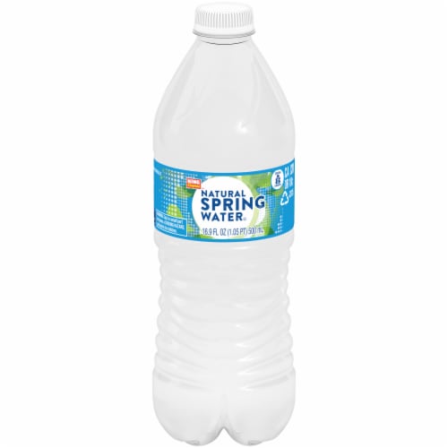 King Soopers™ Natural Spring Bottled Water Perspective: front
