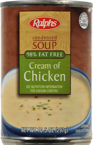 Ralphs Cream of Chicken Soup Perspective: front