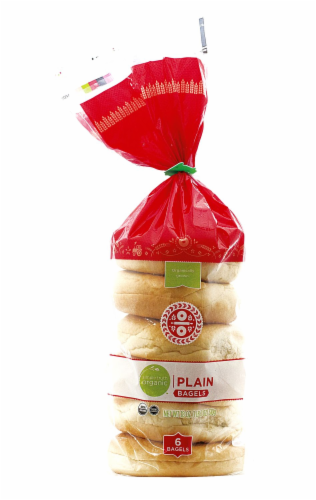 Simple Truth Organic™ Plain Bagels Perspective: front