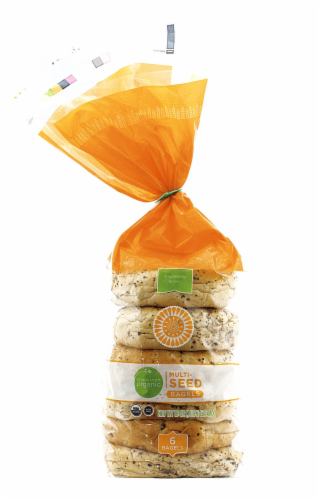 Simple Truth Organic™ Multi-Seed Bagels Perspective: front