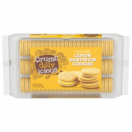 Crumbdillyicious™ Lemon Sandwich Cookies Perspective: front