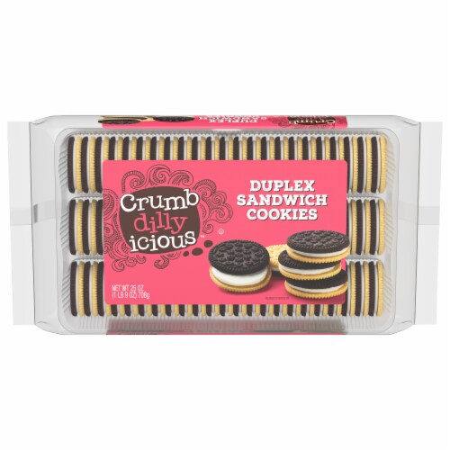Crumbdillyicious™ Duplex Sandwich Cookies Perspective: front