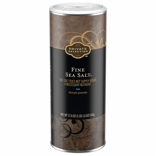 Private Selection™ Fine Mediterranean Sea Salt Perspective: front