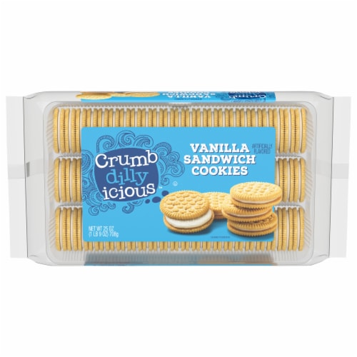 Crumbdillyicious™ Vanilla Sandwich Cookies Perspective: front