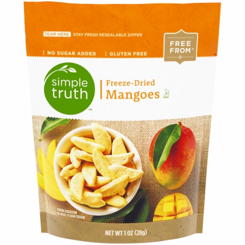Simple Truth® No Sugar Added Freeze-Dried Mangoes Perspective: front