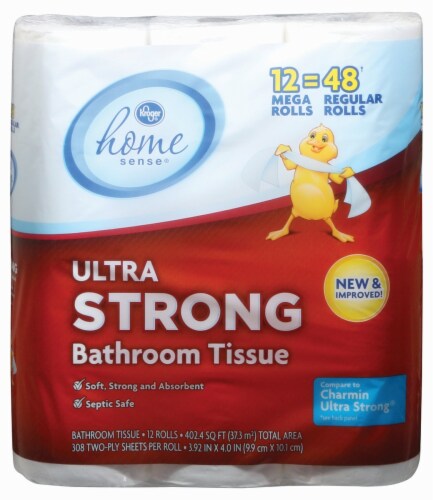 Kroger® Ultra Strong Mega Roll Bath Tissue Perspective: front