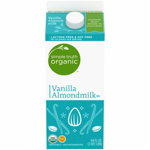 Simple Truth Organic Vanilla Almondmilk 64 Fl Oz Fry S Food Stores