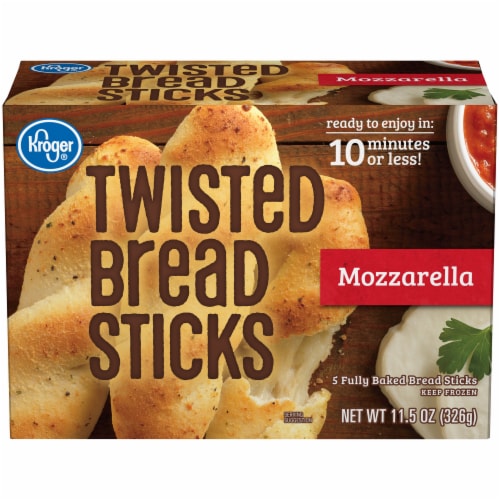 Kroger® Mozzarella Twisted Bread Sticks Perspective: front