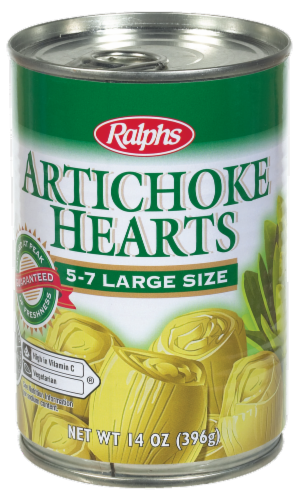 Ralphs Artichoke Hearts Perspective: front