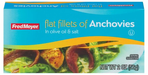 Fred Meyer® Flat Fillets of Anchovies Perspective: front