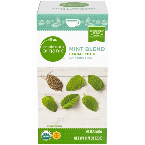 Simple Truth Organic™ Mint Blend Herbal Tea Bags Perspective: front