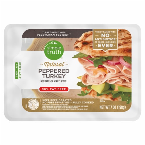 Simple Truth™ Peppered Turkey Slices, 7 oz Harris Teeter