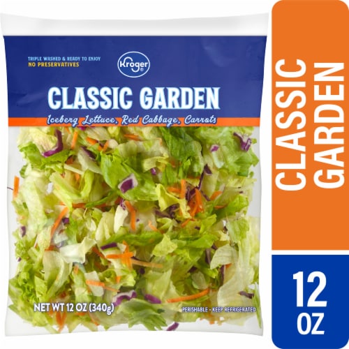 Kroger® Classic Garden Salad Bag Perspective: front