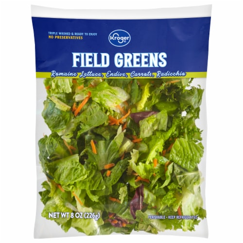 Kroger® Field Greens Salad Mix Bag Perspective: front