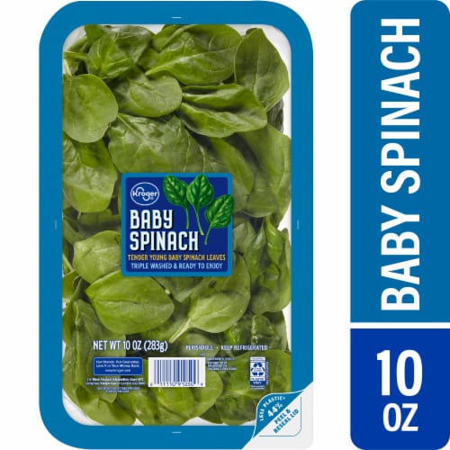 Kroger® Baby Spinach Perspective: front