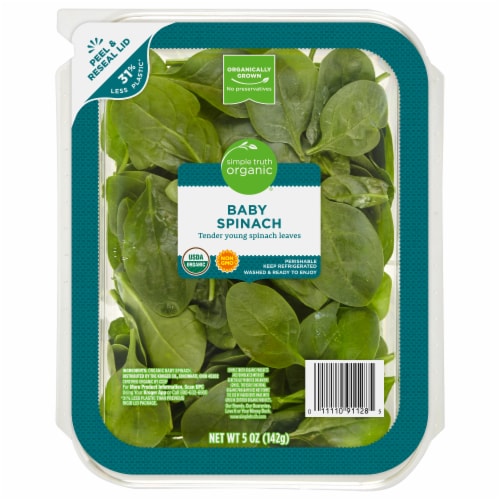 Simple Truth Organic™ Baby Spinach Perspective: front