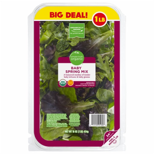 Organic Spring Salad Mix, 1 lb