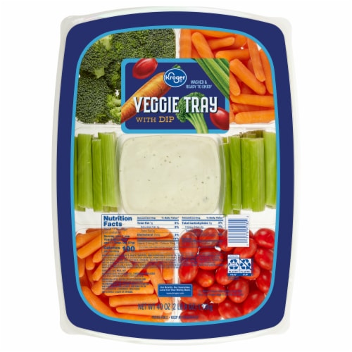 Kroger® Veggie Tray with Dip, 40 oz - Ralphs