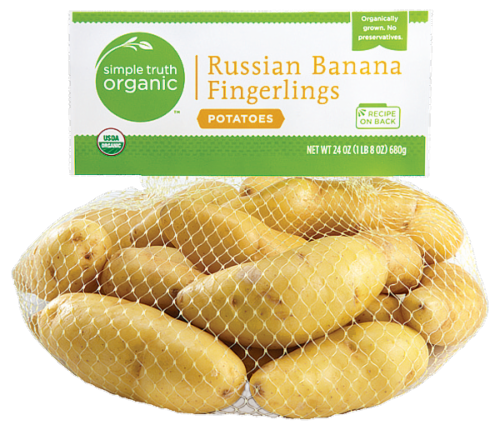Simple Truth Organic™ Russian Banana Fingerling Potatoes Perspective: front