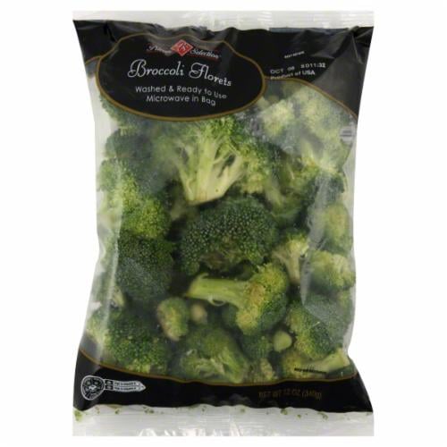 Fresh Selections Broccoli Florets Perspective: front