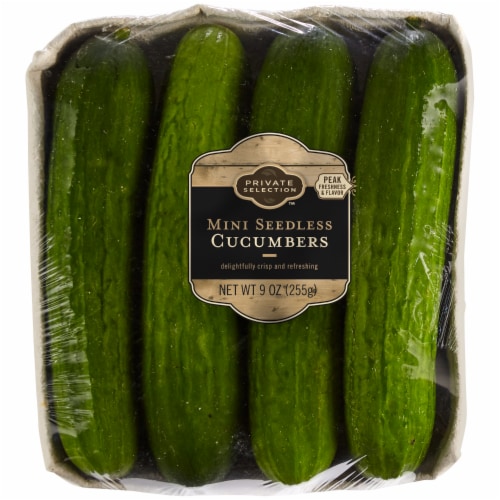 Private Selection™ Mini Seedless Cucumbers Perspective: front
