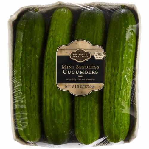 Private Selection™ Mini Seedless Cucumbers Perspective: front