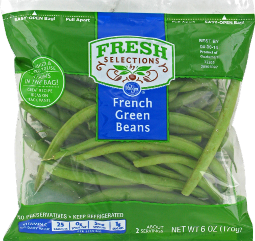 Fresh Selections French Beans Perspective: front