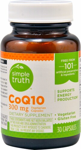 Simple Truth™ CoQ10 Capsules 300mg 30 Count Perspective: front