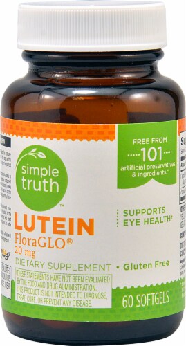 Simple Truth™ Lutein FloraGLO Softgels 20mg Perspective: front