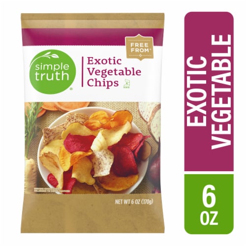 Simple Truth® Exotic Vegetable Chips Perspective: front