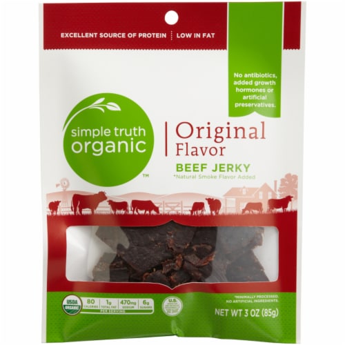 Simple Truth Organic™ Original Beef Jerky Perspective: front