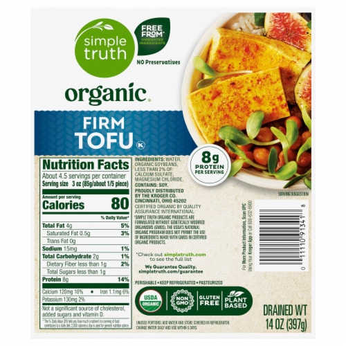Simple Truth Organic® Firm Tofu Perspective: front