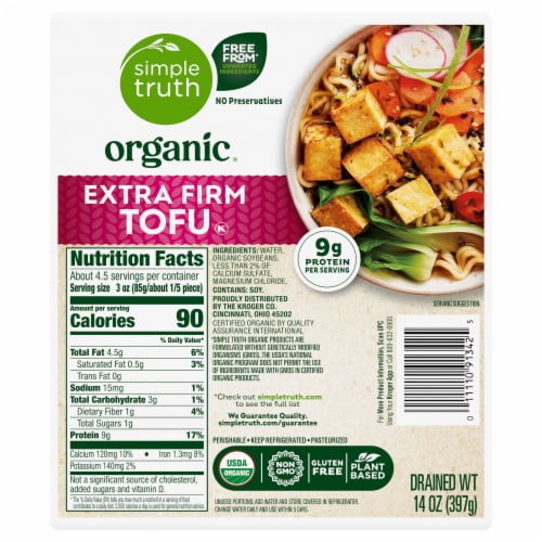 Simple Truth Organic® Extra Firm Tofu, 14 oz - Kroger