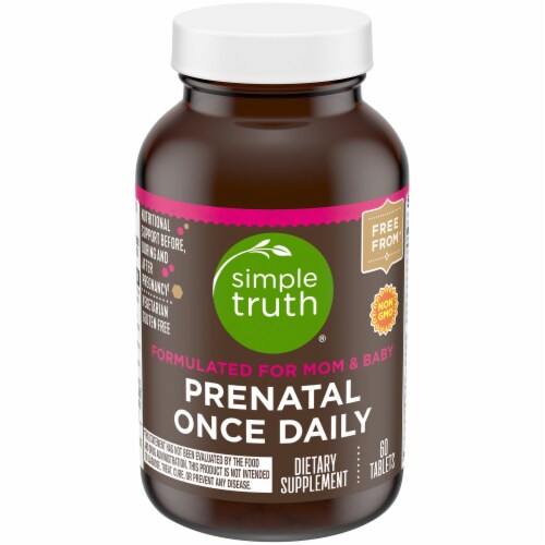 Simple Truth® Prenatal Once Daily Tablets 60 Count Perspective: front