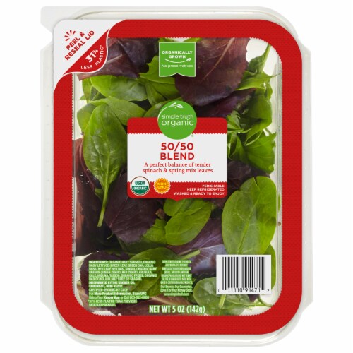 Simple Truth Organic® 50/50 Salad Mix Perspective: front