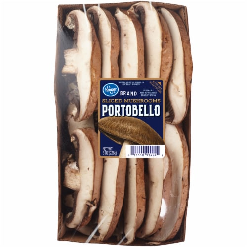 Kroger® Portobello Sliced Mushrooms Perspective: front