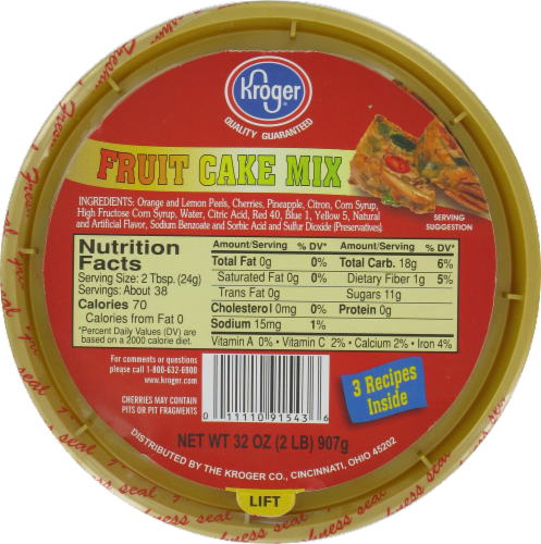 Kroger® Fruit Cake Mix Perspective: front