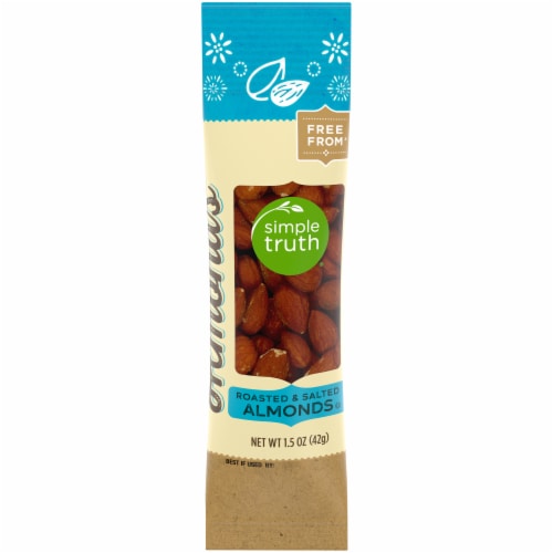 Simple Truth® Roasted & Salted Almonds Perspective: front